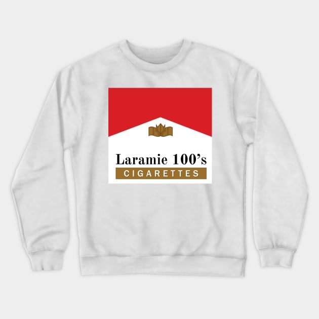 Laramie Cigarettes Crewneck Sweatshirt by winstongambro